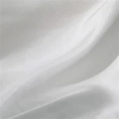 Țesătură albă din satin de mătase